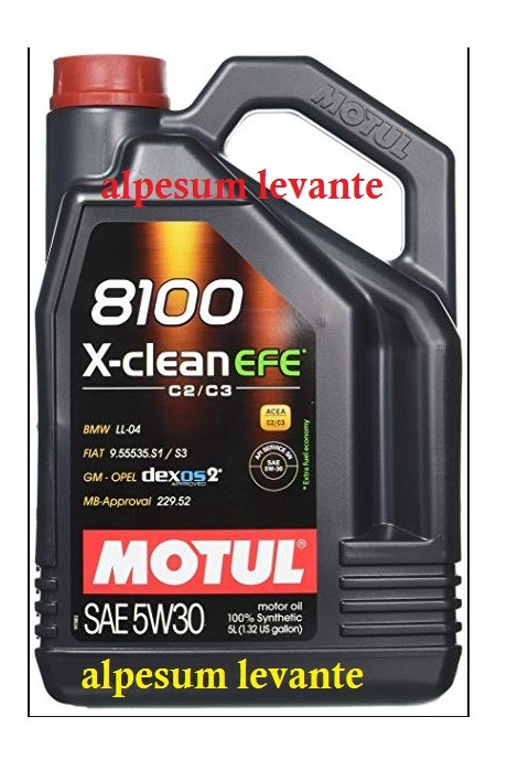 Aceite Motul 8100 X Clean Efe C2c3 5w30 Alpesum